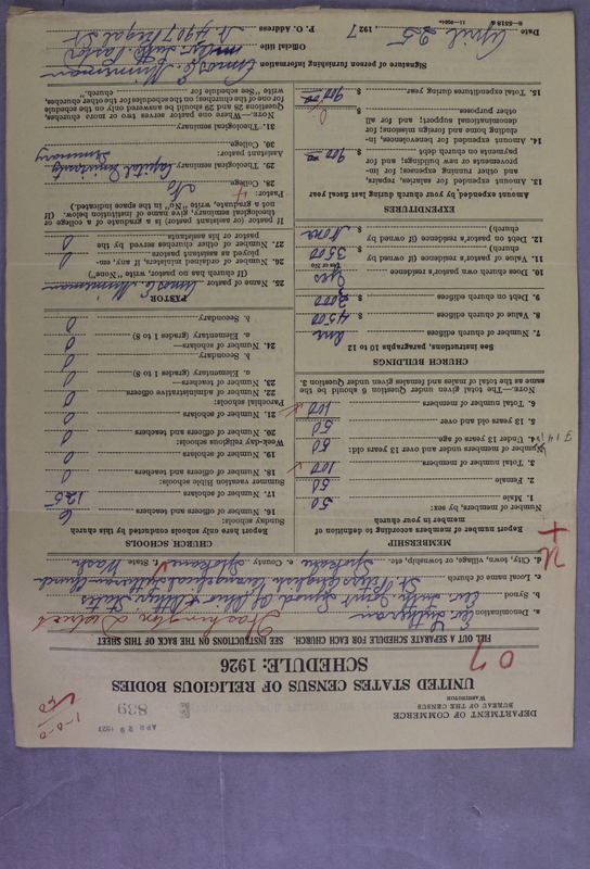 Scan of Synod of the Reformed Presbyterian Church of North America: 839