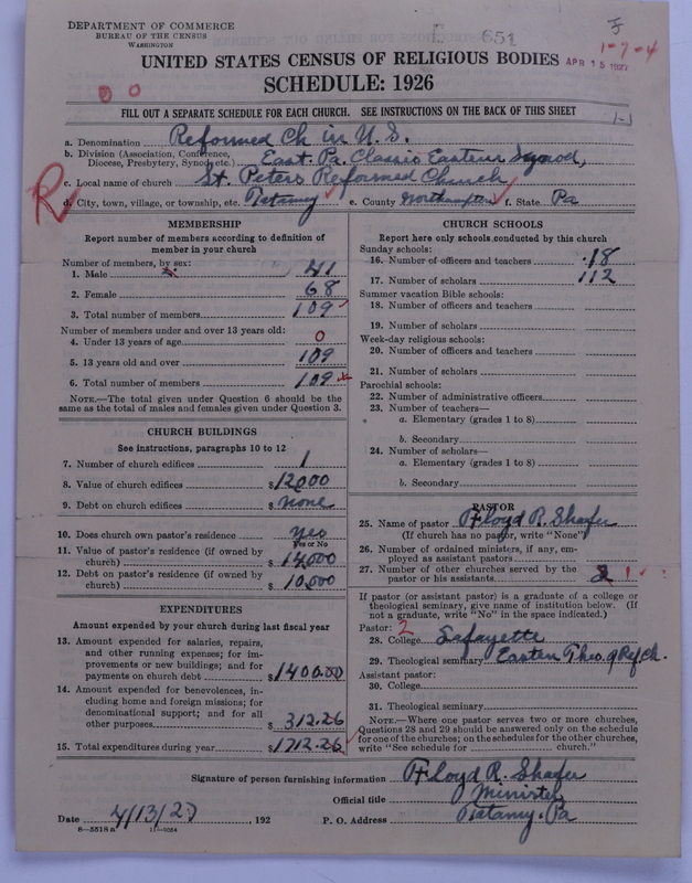 Scan of Reformed Church in the United States: 651