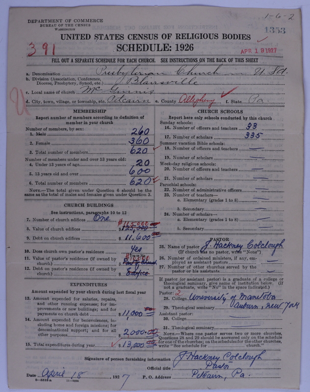 Scan of Presbyterian Church in the United States of America: 1353