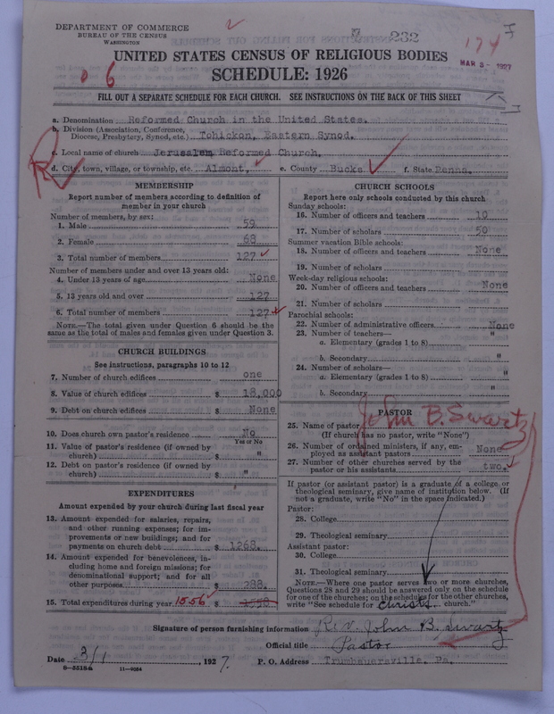 Scan of Reformed Church in the United States: 232