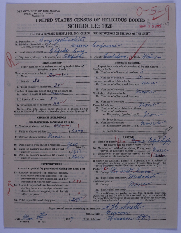 Scan of Congregational Churches: 55