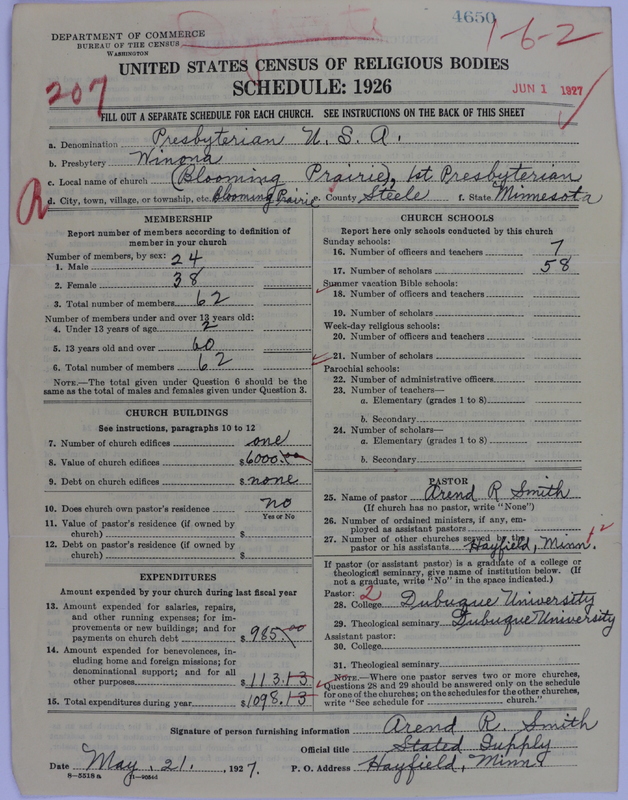 Scan of Presbyterian Church in the United States of America: 4650
