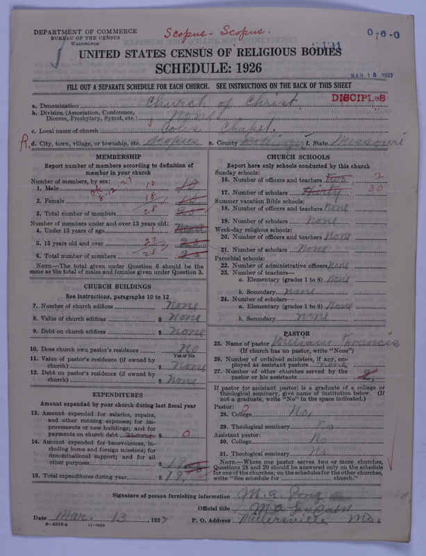 Scan of Disciples of Christ: 2491