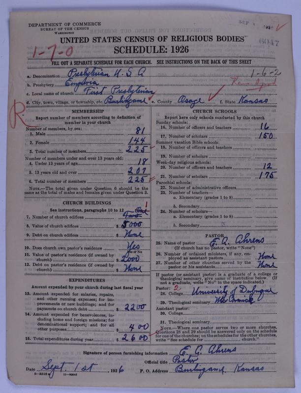Scan of Presbyterian Church in the United States of America: 6047