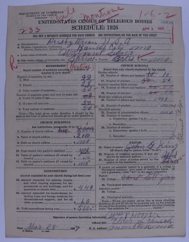 Scan of Presbyterian Church in the United States of America: 5068