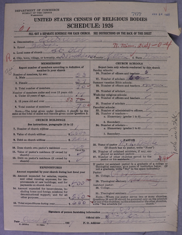Scan of Norwegian Lutheran Church of America: 767