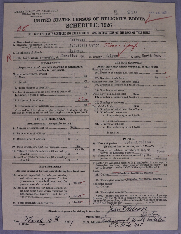 Scan of Evangelical Lutheran Augustana Synod of North America: 910