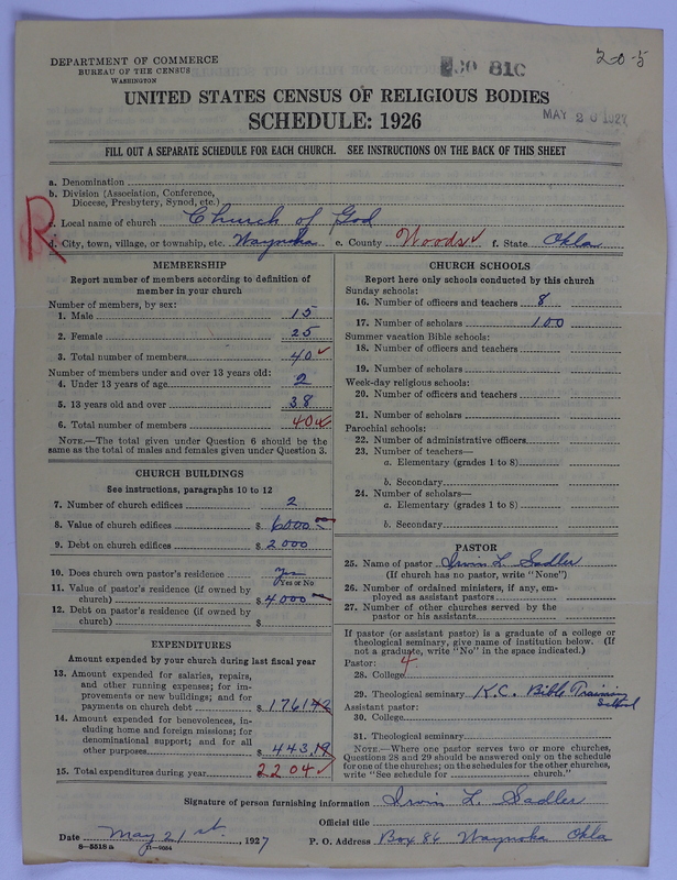 Scan of Church of God (Headquarters, Anderson, Ind.): 810