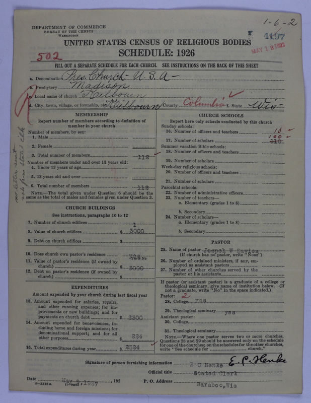 Scan of Presbyterian Church in the United States of America: 4197