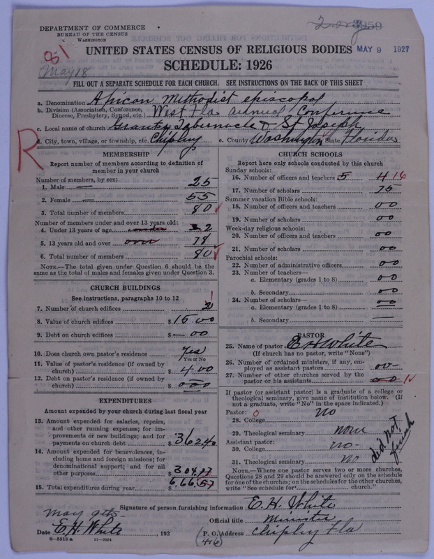 Scan of African Methodist Episcopal Church: 3959