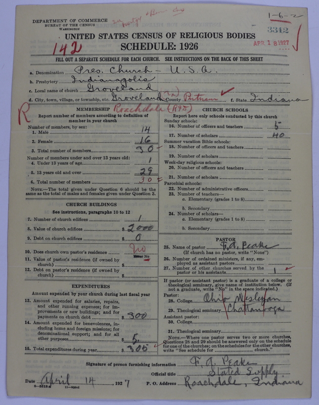 Scan of Presbyterian Church in the United States of America: 3312