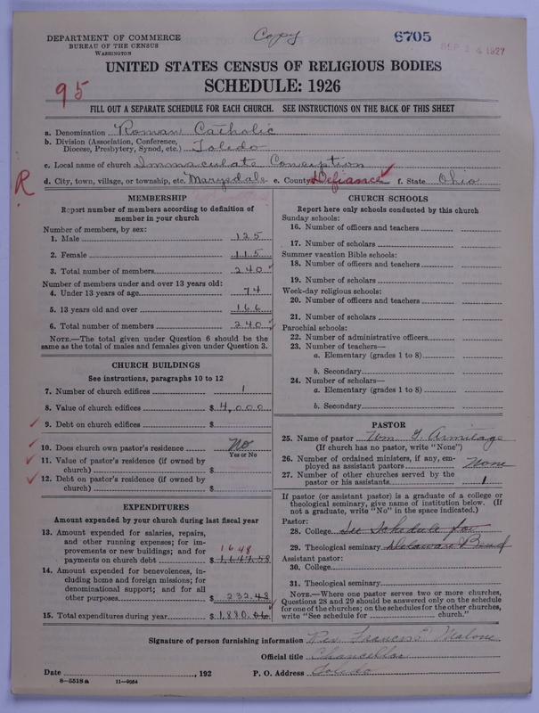 Scan of Roman Catholic Church: 6705