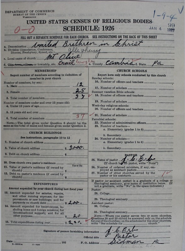 Scan of Church of the United Brethren in Christ: 99