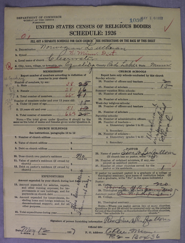 Scan of Norwegian Lutheran Church of America: 1059