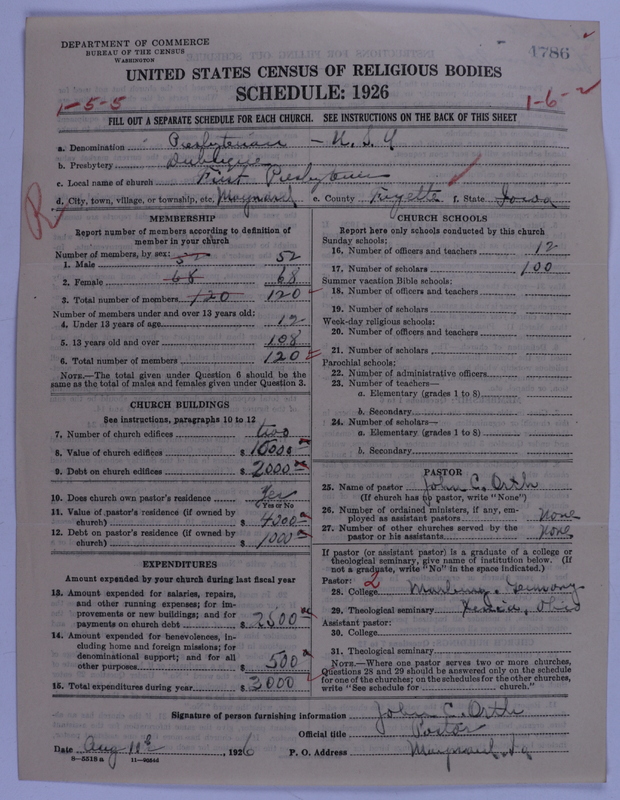 Scan of Presbyterian Church in the United States of America: 4786