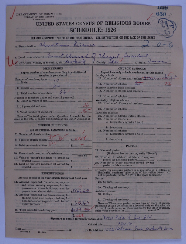 Scan of Church of Christ, Scientist: 650