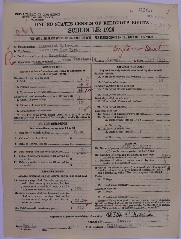 Scan of Methodist Episcopal Church: 2335