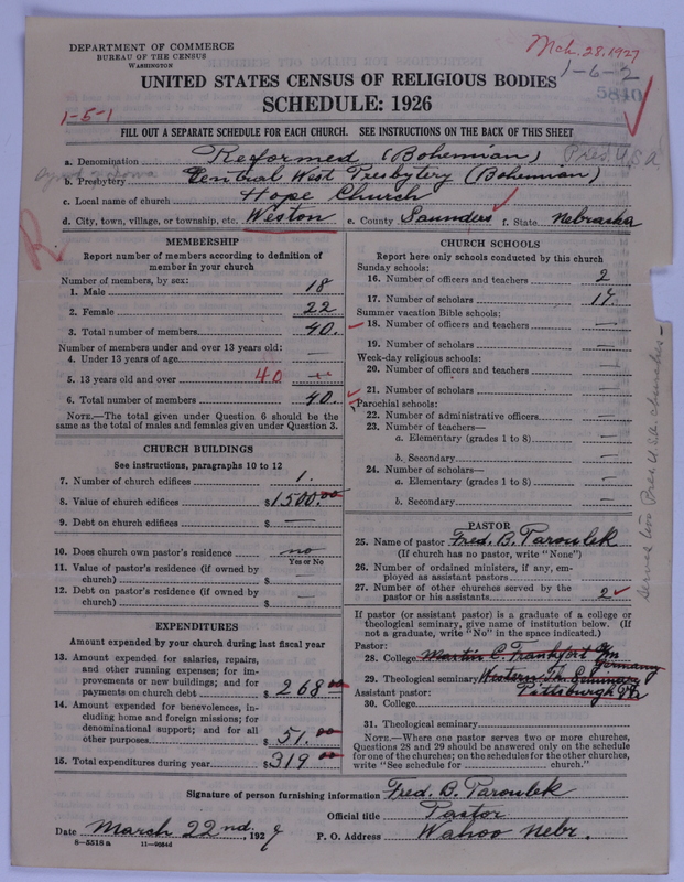 Scan of Presbyterian Church in the United States of America: 5840