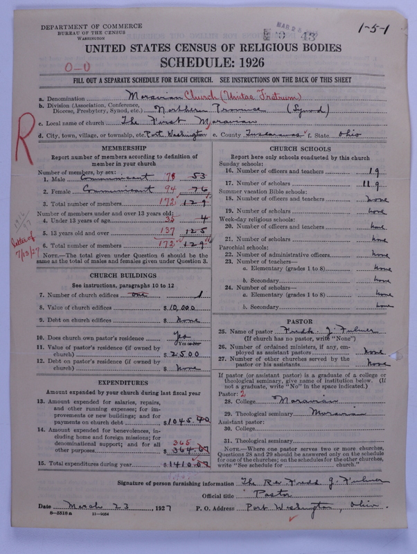 Scan of Moravian Church in America: 43