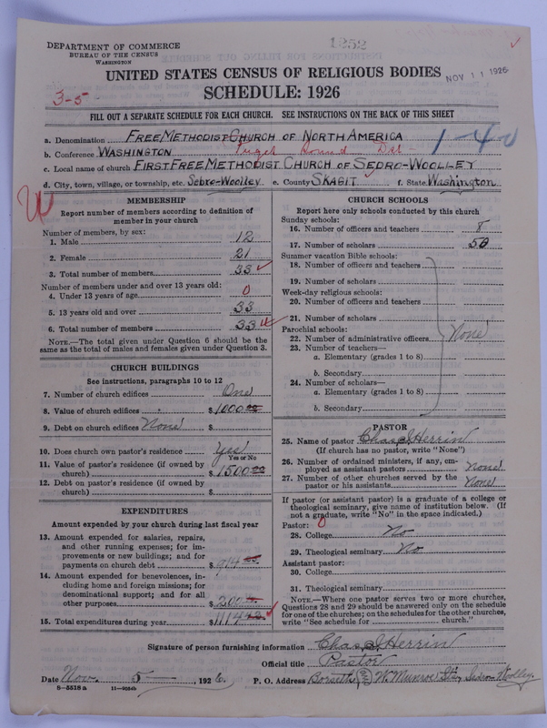 Scan of Free Methodist Church of North America: 1252