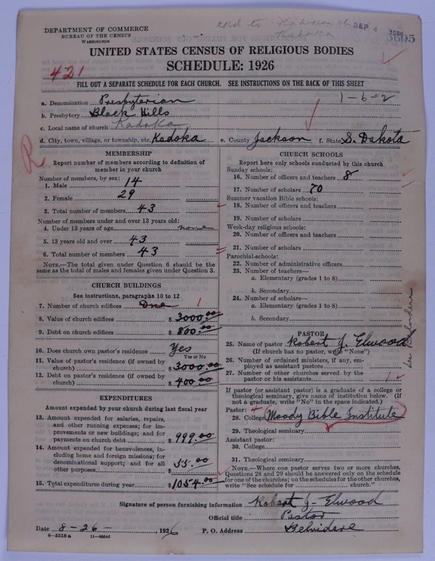 Scan of Presbyterian Church in the United States of America: 5605
