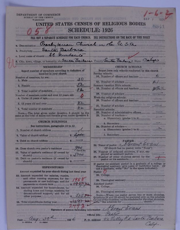 Scan of Presbyterian Church in the United States of America: 8841