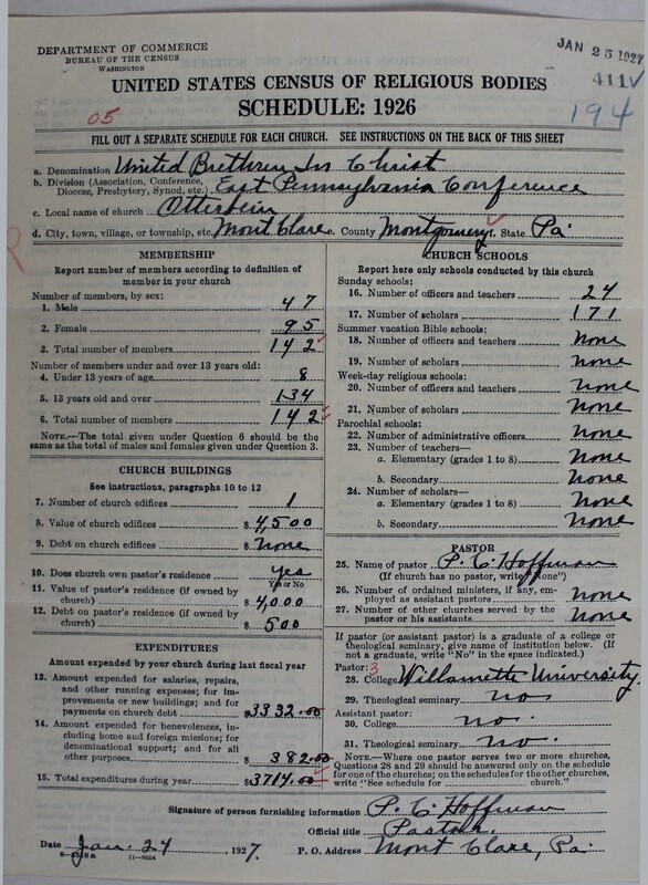 Scan of Church of the United Brethren in Christ: 411
