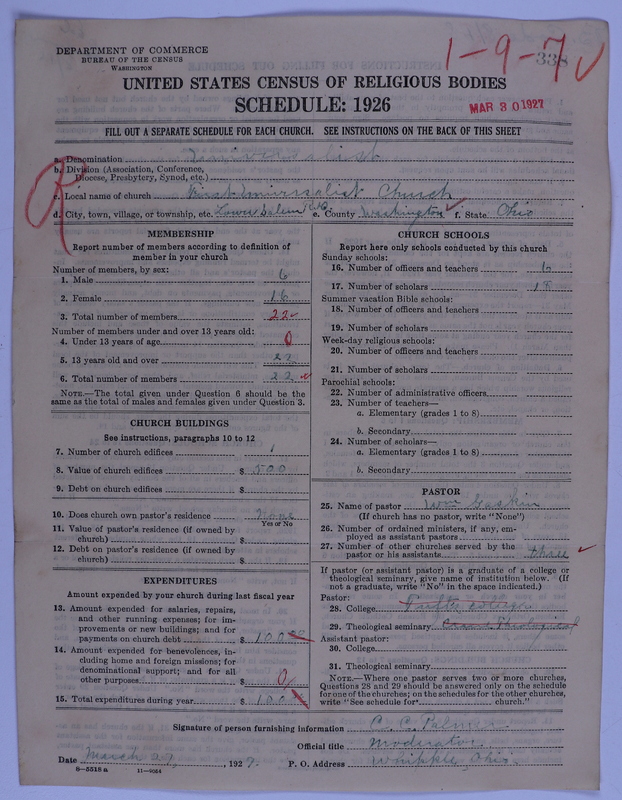 Scan of Universalist Church: 338