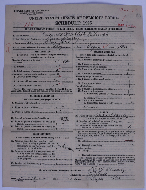 Scan of Free Will Baptists: 95