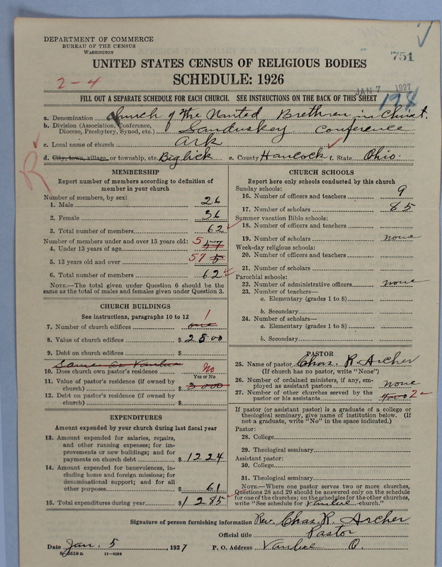 Scan of Church of the United Brethren in Christ: 751