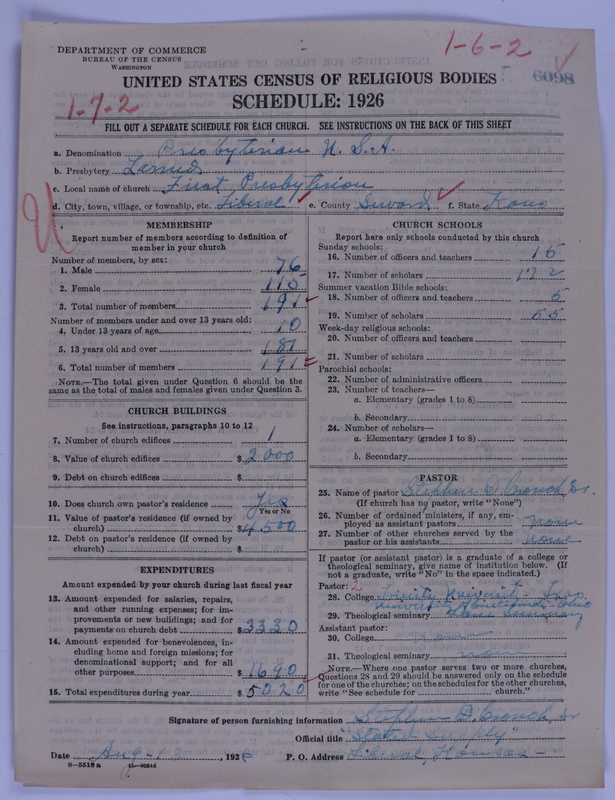 Scan of Presbyterian Church in the United States of America: 6098
