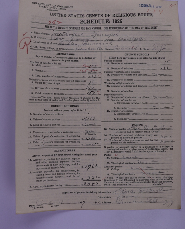 Scan of Methodist Episcopal Church: 3302