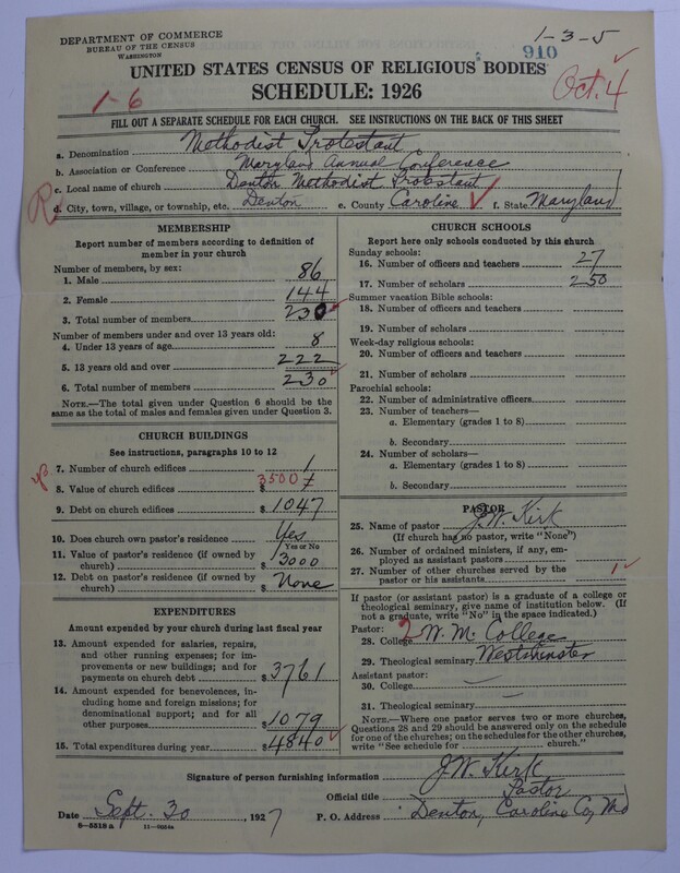 Scan of Methodist Protestant Church: 910