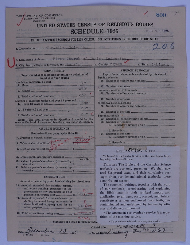 Scan of Church of Christ, Scientist: 899