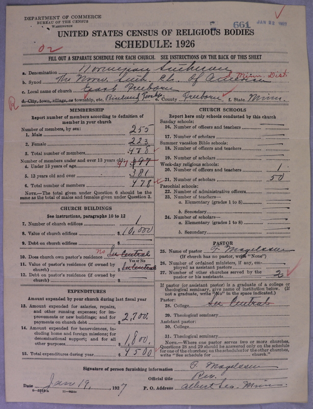 Scan of Norwegian Lutheran Church of America: 661