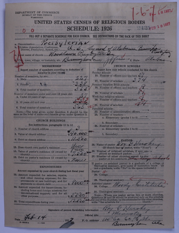 Scan of Presbyterian Church in the United States: 2425