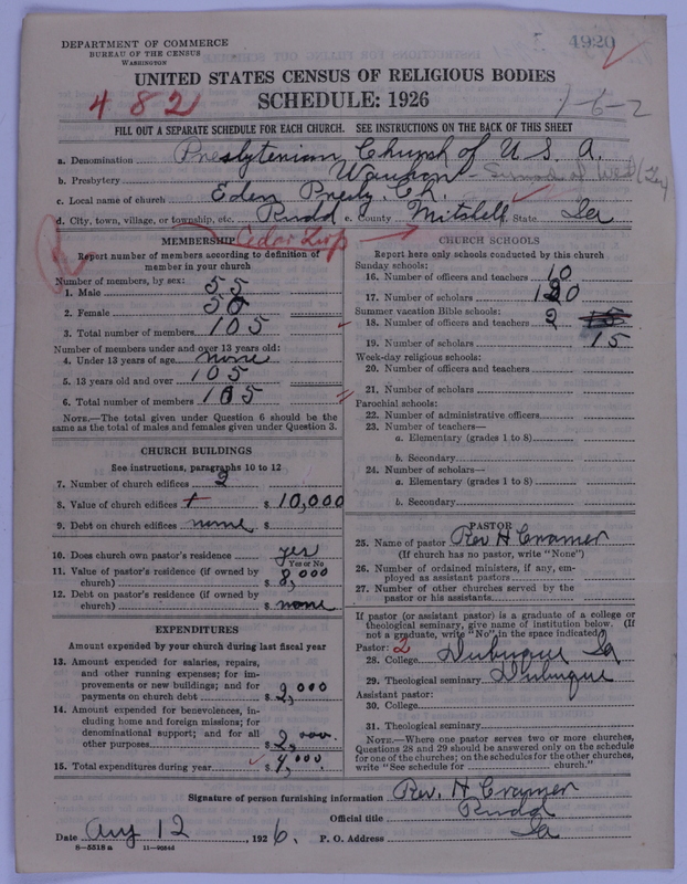 Scan of Presbyterian Church in the United States of America: 4920