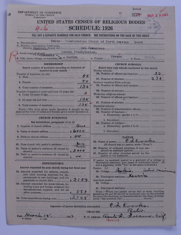 Scan of United Presbyterian Church of North America: 877