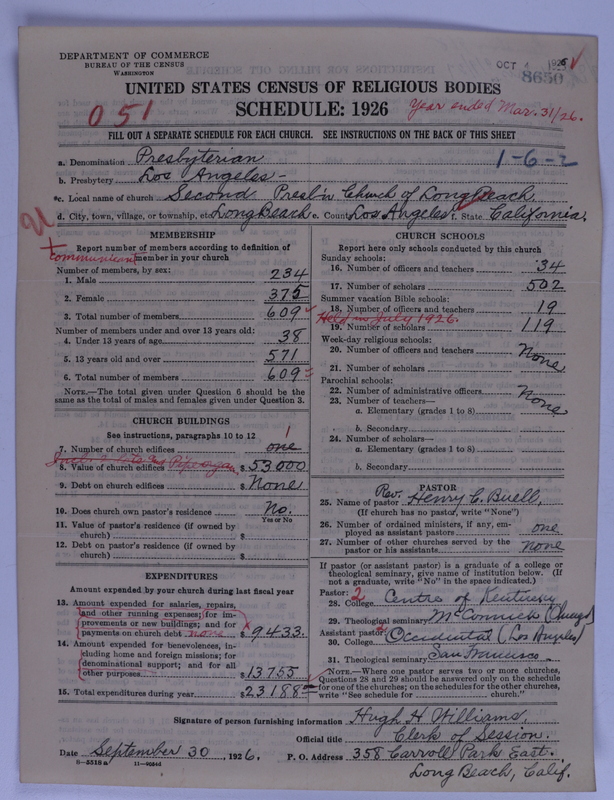 Scan of Presbyterian Church in the United States of America: 8650