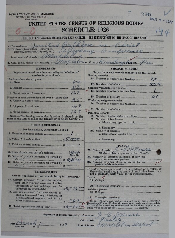 Scan of Church of the United Brethren in Christ: 290