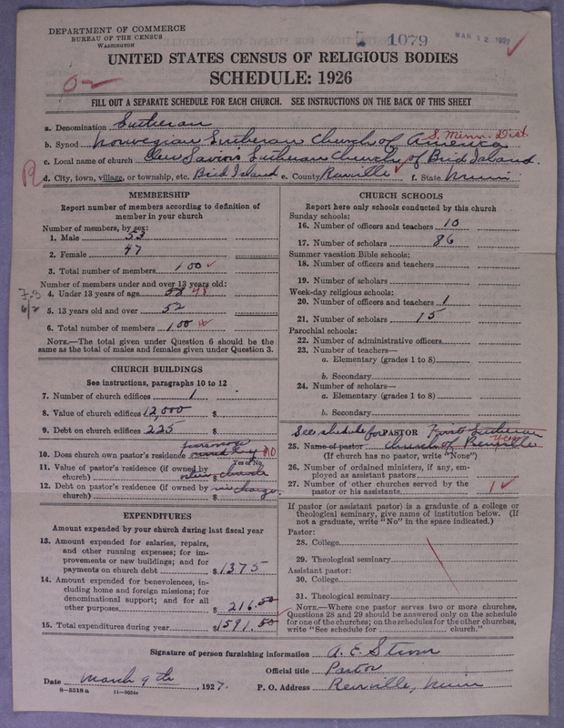 Scan of Norwegian Lutheran Church of America: 1079