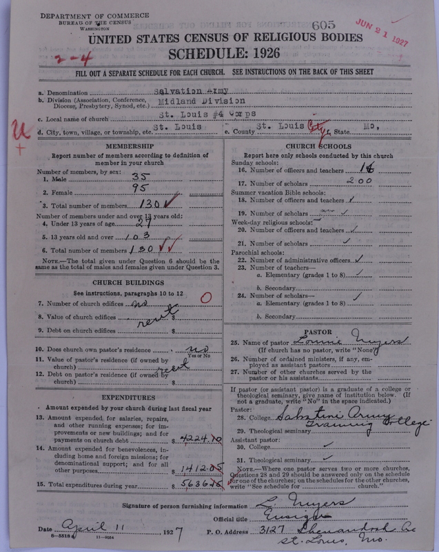 Scan of Salvation Army: 605