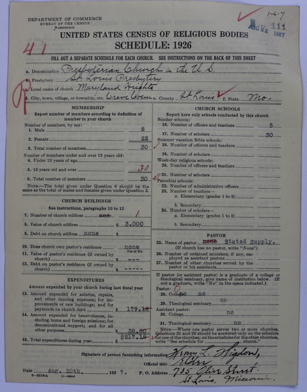 Scan of Presbyterian Church in the United States: 111