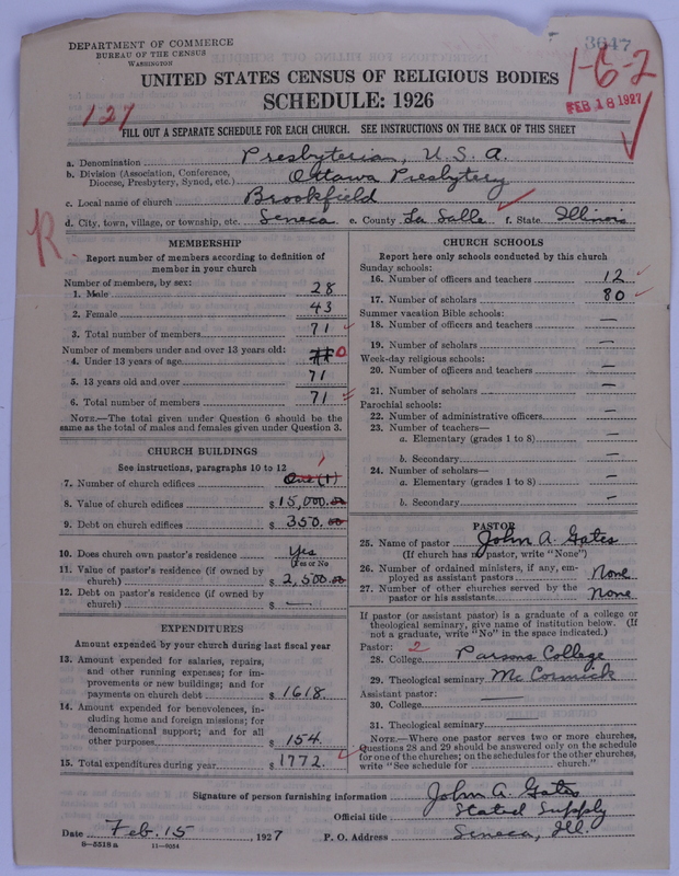 Scan of Presbyterian Church in the United States of America: 3647