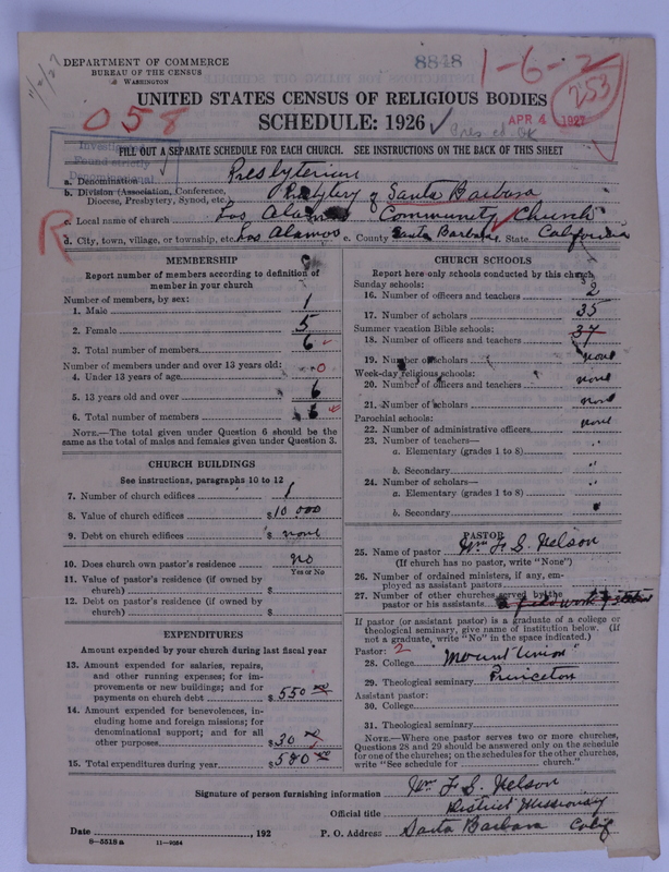 Scan of Presbyterian Church in the United States of America: 8848