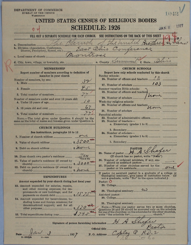 Scan of Church of the United Brethren in Christ: 1042