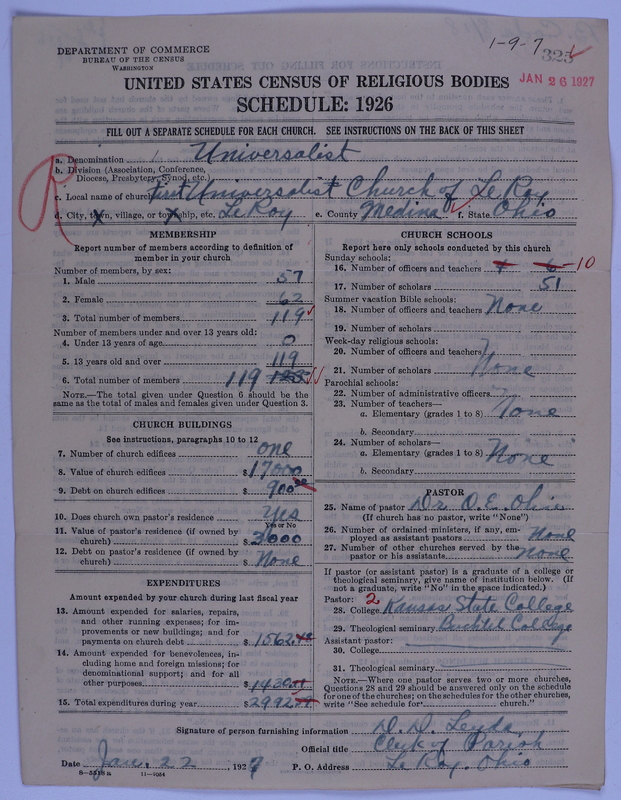 Scan of Universalist Church: 325