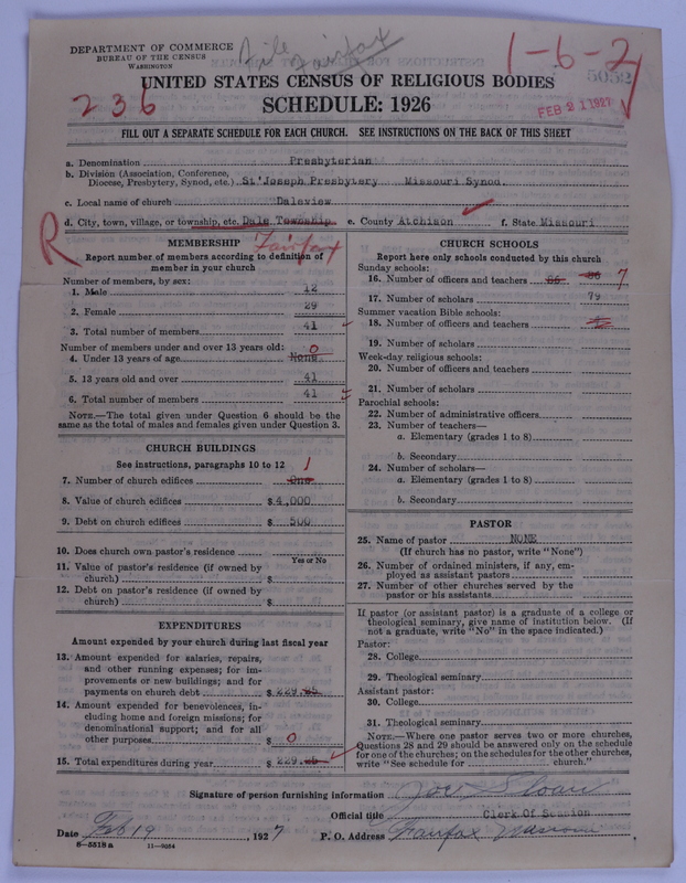 Scan of Presbyterian Church in the United States of America: 5052