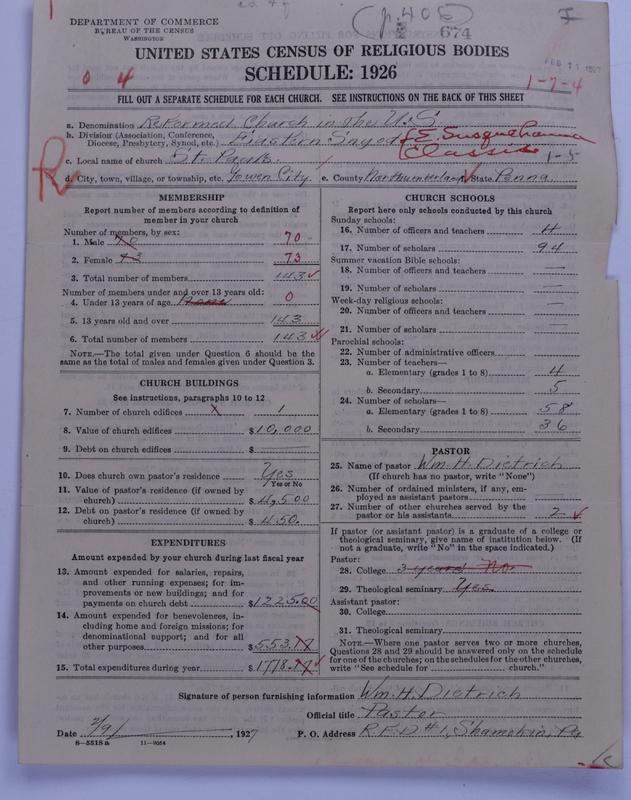 Scan of Reformed Church in the United States: 674