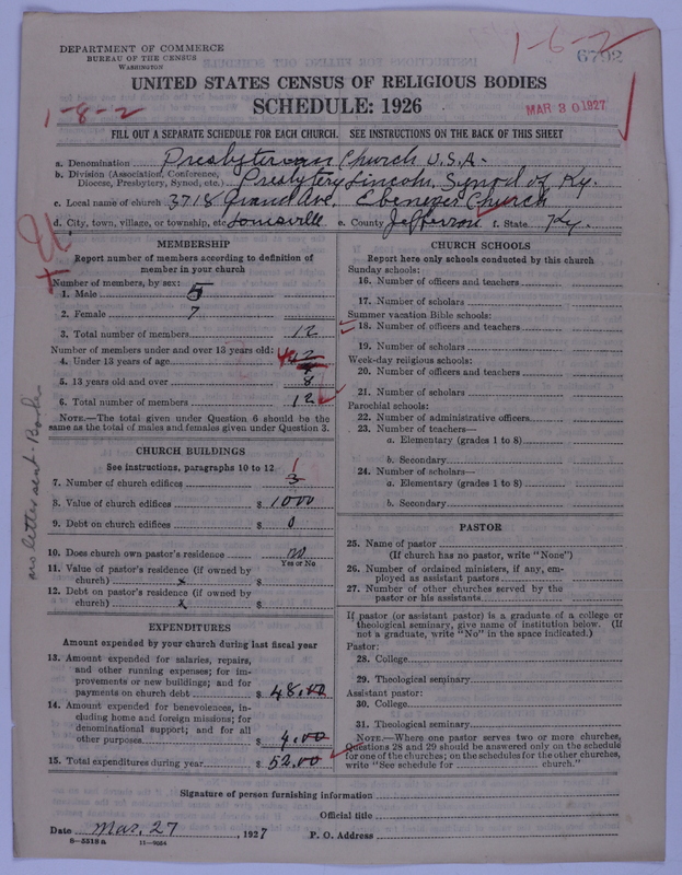 Scan of Presbyterian Church in the United States of America: 6792